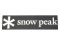 Snow Peak Logo Sticker Asterisk S NV-006