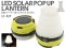 DoD LED solar Pop Up Lantern Lime L1-427