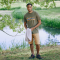 Multicolor logo T-shirt M