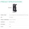 TILTA Adjustable Phone Mounting Bracket (1/4″-20) – Black
