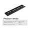 Tilta 10" Lightweight Standard Dovetail Plate (Black)