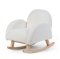 Childhome - เก้าอี้โยกสำหรับเด็ก รุ่น Kids Rocking Chair (Teddy Off White)