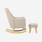 Tutti Bambini - Jonah Rocking Chair & Foot Stool Set (Stone)