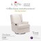 IL TuTTo - Chelsea Recliner Glider Chair (Egg Shell)