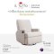 IL TuTTo - Quinn Recliner Glider Chair (Egg Shell)