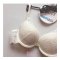 Cream Color Up 2 Cup Lace Push Up Bra
