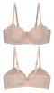 Multi Fit Lace Wire Free Bra (Peach Skin)