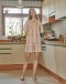 Cotton Pink Strips Print Sleepwear Set