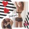 Black Color Up 2 Cup Lace Push Up Bra (MADE IN KOREA)