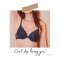 Dark Blue Color Up 2 Cup Lace Push Up Bra