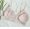 Rose Pink Lace with Padding Bralette