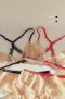 CHILLI RED Side Closure Lace Bralette (Made in Korea)