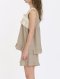Brown Vintage Cotton Women Sleepwear Set by Skinn intimate
