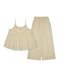 เซตชุดนอนพร้อมซับใน รุ่น Yellow Camisol Set