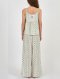 เซตชุดนอนพร้อมซับใน รุ่น Cream Cotton Camisol Women Pajamas Set by Skinn intimate