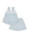 Blue Vintage Cotton Women Sleepwear Set by Skinn intimate