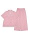Pink Strips Cotton PJ Set