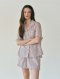 Pink Floral Cotton PJ Set