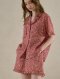 Red Floral Cotton PJ Set