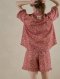 Red Floral Cotton PJ Set