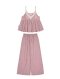เซตชุดนอนพร้อมซับใน รุ่น Pink Cotton Print Camisol Set