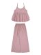 เซตชุดนอนพร้อมซับใน รุ่น Pink Cotton Print Camisol Set
