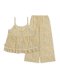 เซตชุดนอนพร้อมซับใน รุ่น Yellow Cotton Print Camisol Set