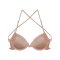 Backless Front closure Push Up Bra (Beige)