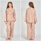 Beige Cotton Angel Prints Nightwear Set by Skinn Intimate