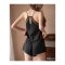 Black Satin Camisol PJ Set by Skinn intimate