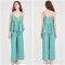 เซตชุดนอนพร้อมซับใน รุ่น Mint Cotton Print Camisol Set