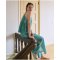 เซตชุดนอนพร้อมซับใน รุ่น Mint Cotton Print Camisol Set