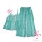 เซตชุดนอนพร้อมซับใน รุ่น Mint Cotton Print Camisol Set