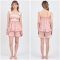 Pink Cotton Cami Set with Padding
