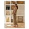 เซตชุดนอนพร้อมซับใน รุ่น Beige Cotton Florals Print Camisol Set