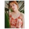 เซตชุดนอนพร้อมซับใน รุ่น Orange Cotton Print Camisol Set