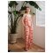 เซตชุดนอนพร้อมซับใน รุ่น Orange Cotton Print Camisol Set