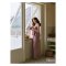 เซตชุดนอนพร้อมซับใน รุ่น Pink Cotton Print Camisol Set