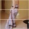 Dark pink Cami Lace Satin Set