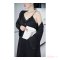 BLINK BLINK Black Cami Satin Set