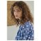 Blue Cotton Daisy Prints Nightwear Set by Skinn Intimate