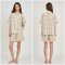 Cream Tartan Cotton PJ Set