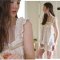 Cream Floral Cotton PJ Set