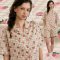 Pink Stawberry Print Women Sleepwear Set by Skinn intimate