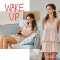Pink Florals Cotton Women Sleepwear Set by Skinn intimate