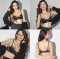 Black Lace Bra Set by Skinn intimate