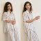 Blue Strip Cotton PJ Set