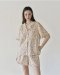 Cream&Blue Cotton PJ Set