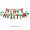 พร้อมส่ง ลูกโป่งฟอยส์ เซ็ท  MERRY CHRISTMAS ลูกโป่งตกแต่ง