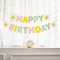 ธงราว  Happy  Birthday  สีพาสเทลฟรุ้งฟริ้ง